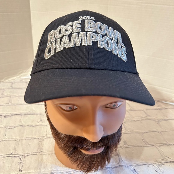 OFFICIAL LOCKER ROOM NIKE MICHIGAN STATE SPARTANS (2014) ROSE BOWL CAP O/S - Picture 3 of 6